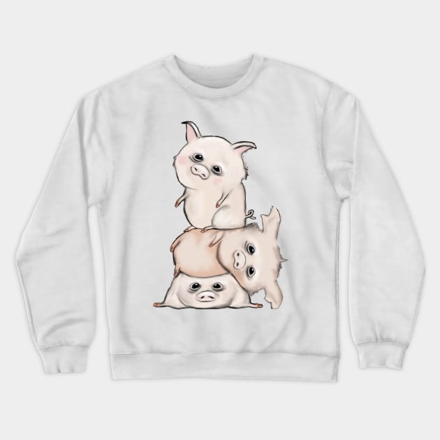 Pigs Crewneck Sweatshirt by msmart